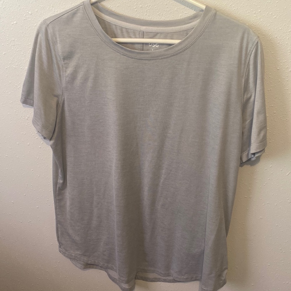 Grey workout shirt from DSG in a large
